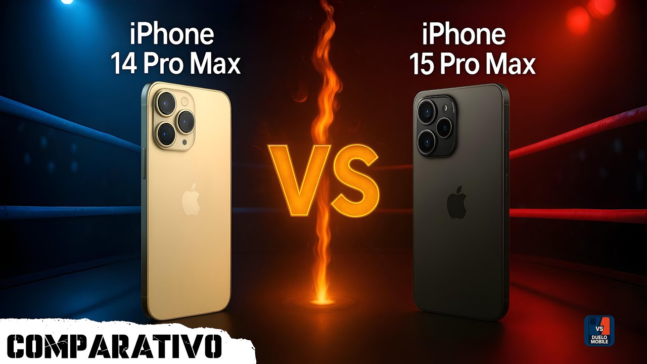 iPhone 14 Pro Max VS iPhone 15 Pro Max em 2025: Vale a Pena o Upgrade?