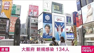 大阪の新規感染者　134人(2021年6月11日)