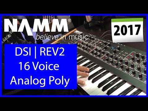 NAMM 2017 | REV2 | Dave Smith Instruments | Day 1 Audio Demos