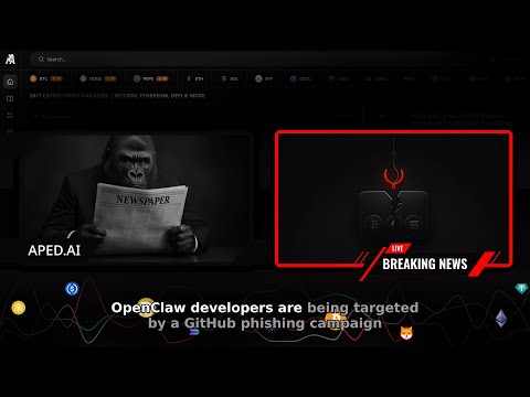 Fake 'Free CLAW' Airdrop Targets OpenClaw Devs in GitHub Phishing Wallet Drainer Scam - YouTube thumbnail
