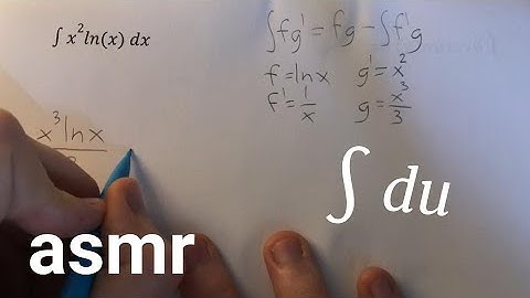 solving integrals 2 - math asmr (no talking)