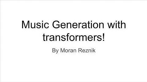 Music Generation With Transformers Walkthrough! [DETAILED]