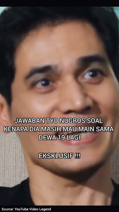 Jawaban Tyo Nugros Soal Kenapa Dia Masih Main Bareng Dewa 19 #shortvideo