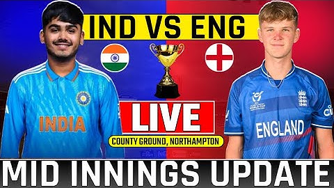 Live: India U19 vs England U19 ODI Match-2 | Ind vs Eng U19 Today | Cricket LIVE Action