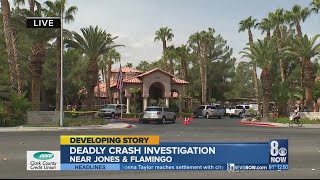 Police: Pedestrian dead following crash with shuttle bus near Flamingo, Jones screenshot 1