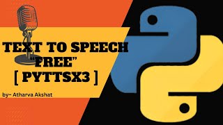 Convert Text To Speech FREE 🫣❤️‍🔥 | For Beginners | Pyttsx3 | Explanation | Python | #coding