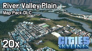 Cities Skylines - River Valley Plain 20x [Map Pack DLC]