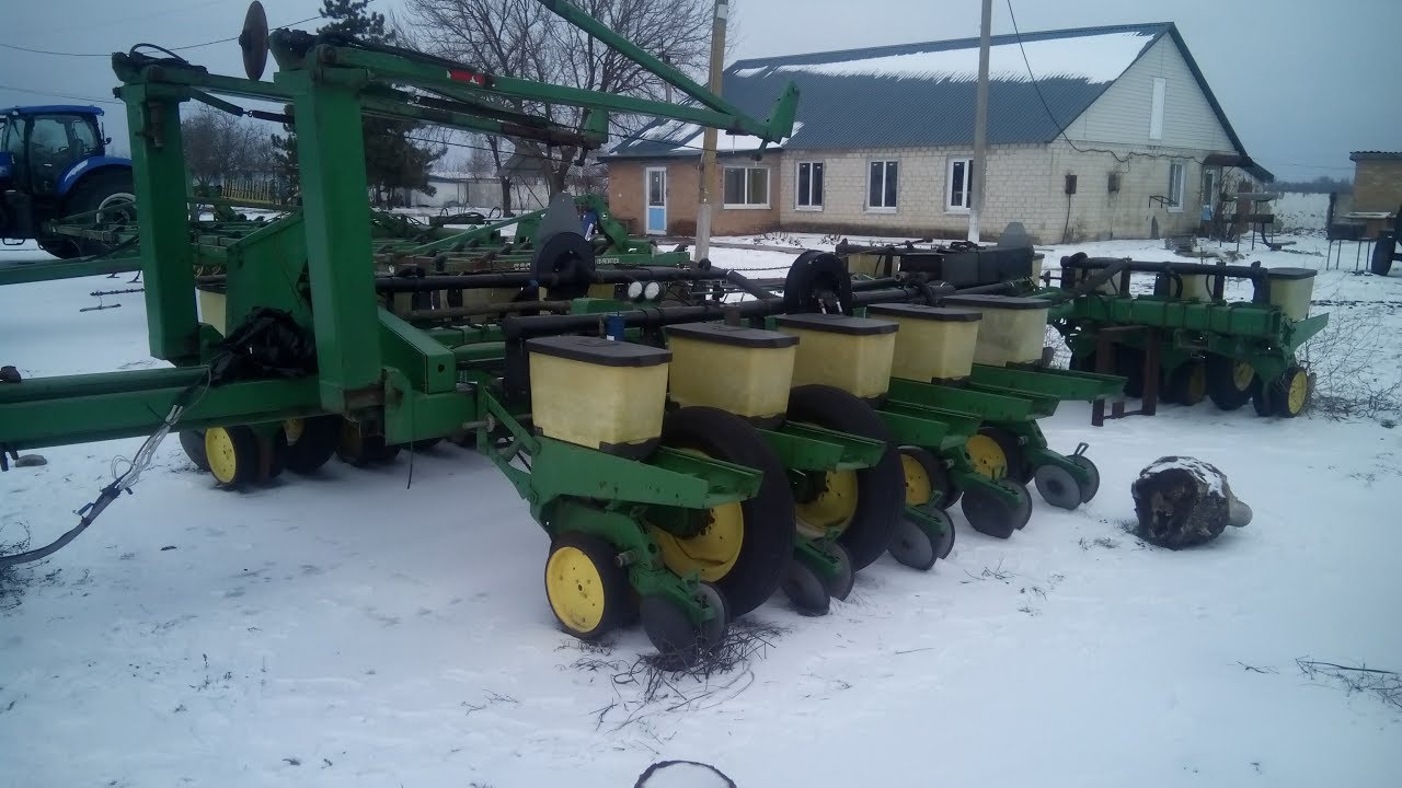 Ремонт сеялки (Джон Дир) - YouTube