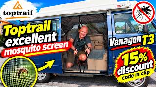 Details Review of Toptrail's new Magnetic Mosquito/Bug Screen for vw T3/T25 Vanagon Westfalia News