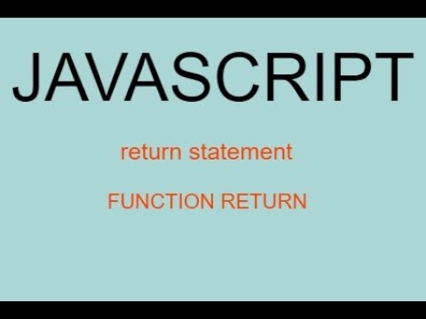Beginner JavaScript Tutorial #7 || How to create Function && Return ...