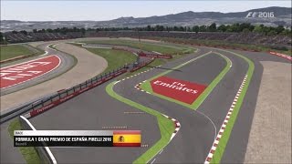 F1 2016 [ps4] career s1 red bull #5 spain - full race (25%)