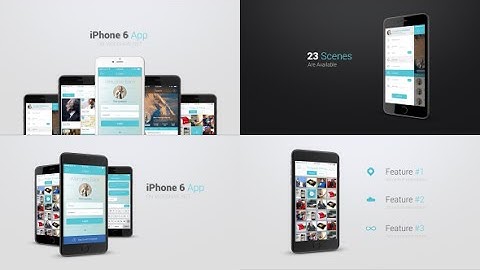 Iphone 6 App Presentation Kit Template - After Effects Project