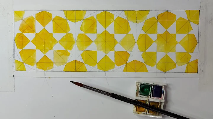 4-Fold Rossett easy making. Step by Step Islamic Geometry