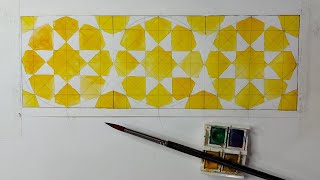 4-Fold Rossett easy making. Step by Step Islamic Geometry