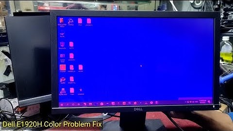 How To Fix Dell Monitor E1920h Color Problem In Bangla 2021| Created by Afjal Hossain