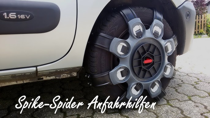 Lescars Anfahrhilfe Auto: Schneeketten Größe S für Reifen 195/65