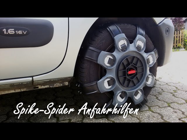 Spike Spider in 30 sec. auf den Rädern, Anfahrhilfen montieren