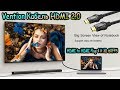 Как подключить ноутбук к телевизору с помощью HDMI кабеля  Кабель VENTION  HDMI to HDMI 3 метра