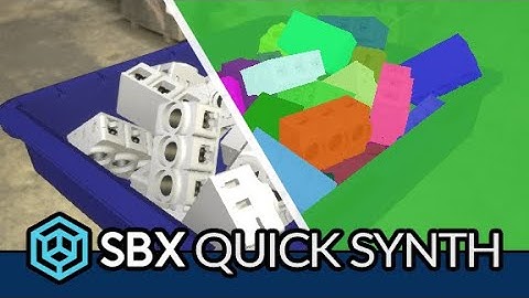 SBX QuickSynth — synthetic data for computer vision