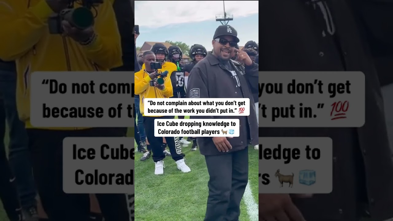 Ice Cube Drops GAME on Colorado Players 🐐 - YouTube