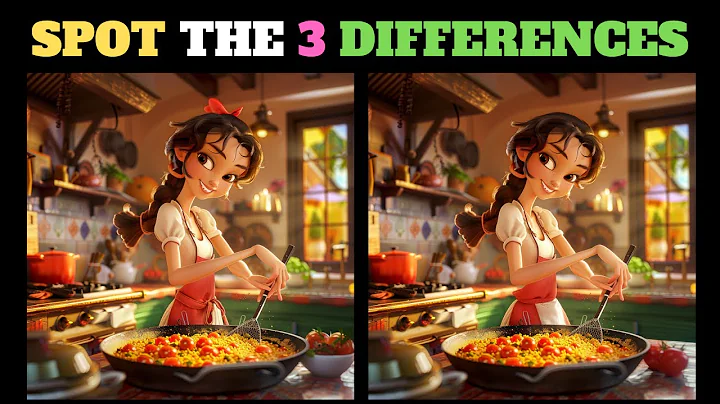 Spot the Difference🔍 Little Chefs 20 ⭐Find the Difference