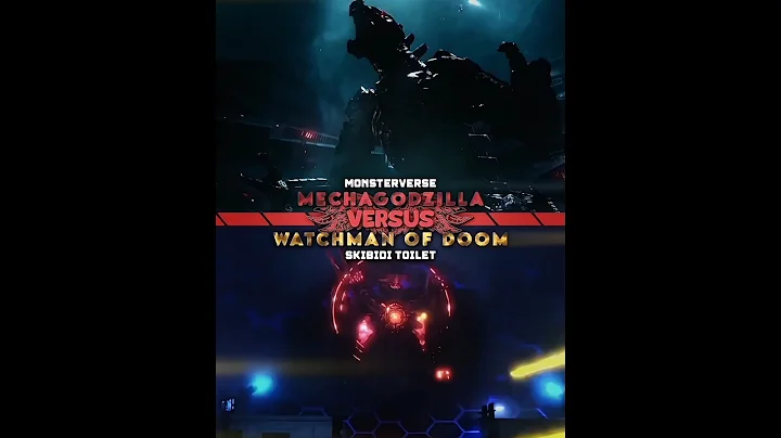 Mechagodzilla Vs Watchman Of Doom #monsterverse #skibiditoilet #edit