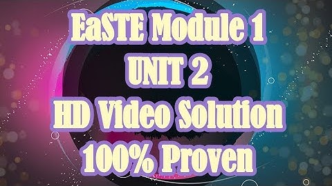 QAED EaSTE Module 1 Unit 2 video solution HD #QAED #EASTE #englishlanguage#englishlanguagelearning