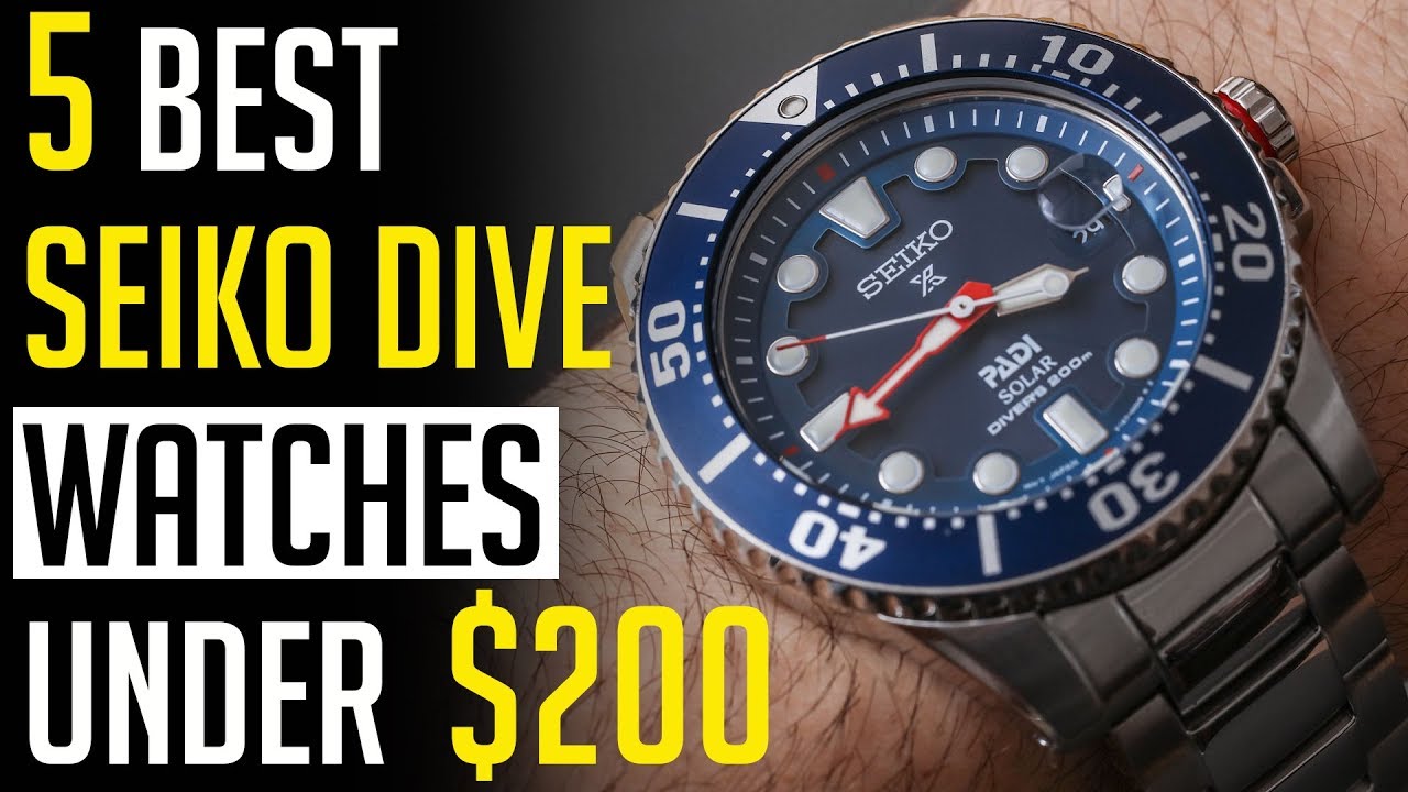 Seiko Watch: Top 5 Best Seiko Watches Under $200 2022 - YouTube