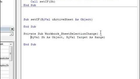 Excel 2007: Highlight Active Row (Take 2 - Part 1)