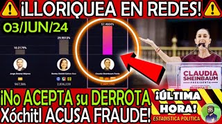 NO ACEPTA INMINENTE DERROTA ¡ Sale a LLORIQUEAR en redes solita SE EMPINO !