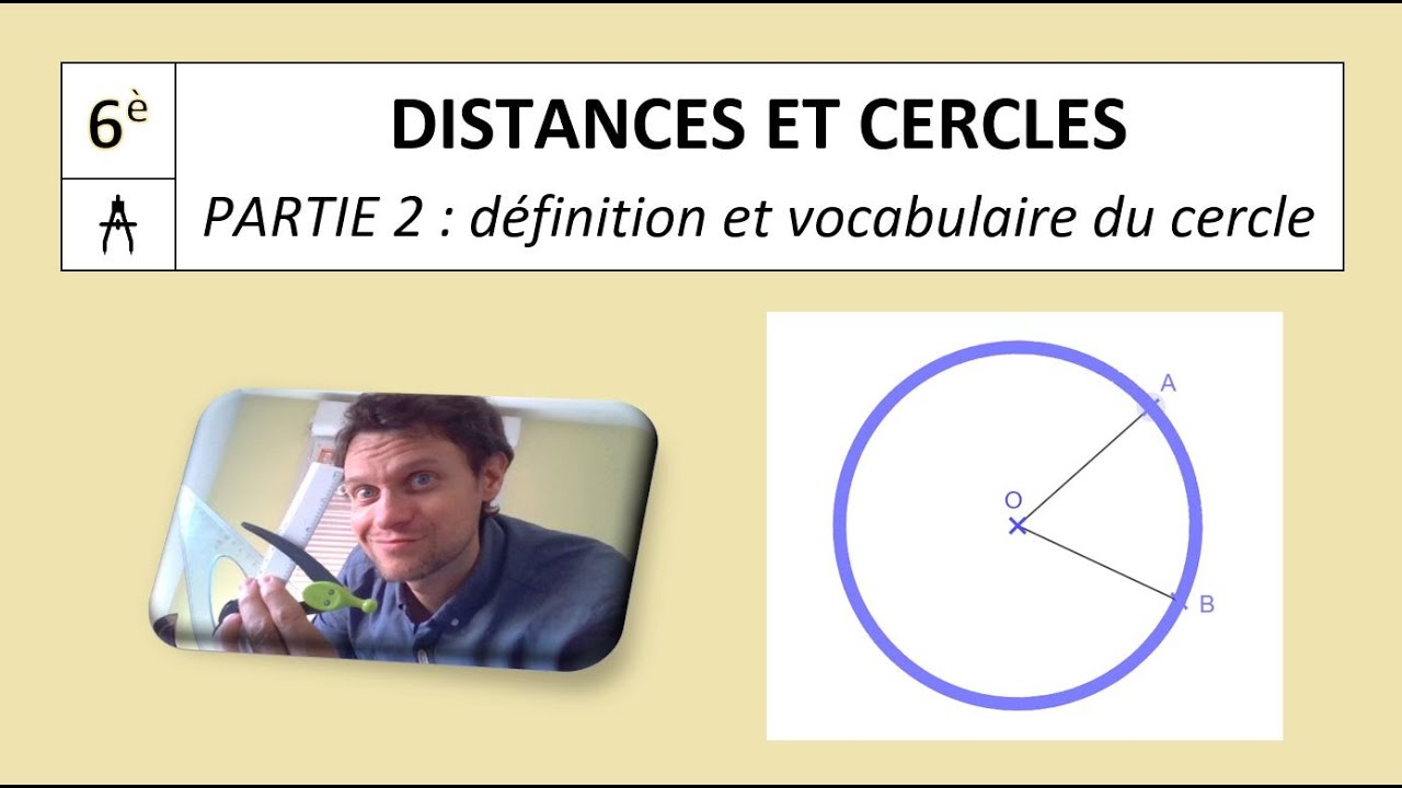 6è / G2-2 / DISTANCES ET CERCLES / Les cercles - YouTube