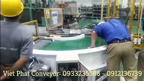 Băng Tải Góc Cong PVC ‐ Băng Tải Việt Phát