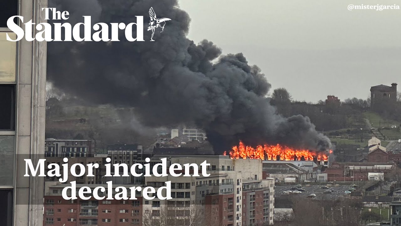 Liverpool fire: Major incident declared amid fears huge fire may cause building to collapse