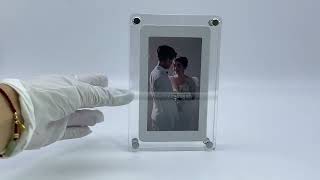 Transparency Acrylic digital frame 7inch IPS