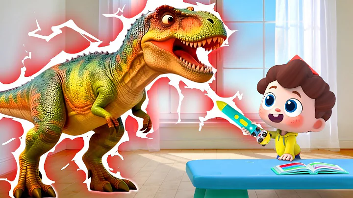 Dinosaurs in My House | Dinosaurs Stories for Kids | Nursery Rhymes & Kids Songs | BabyBus