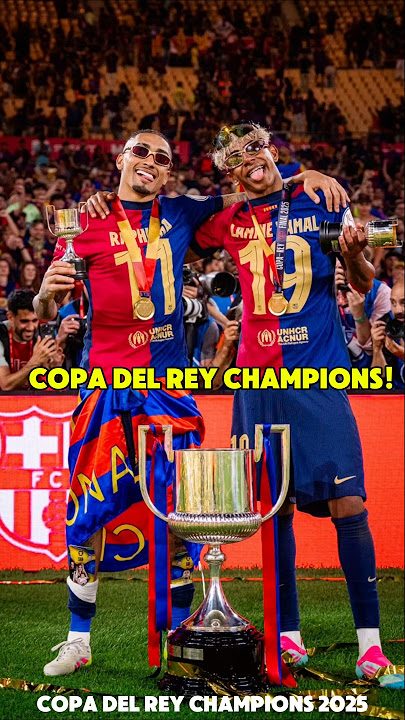 BARÇA LIFT THE COPA DEL REY TROPHY! | Victory Over Real Madrid | Emotional Celebration!