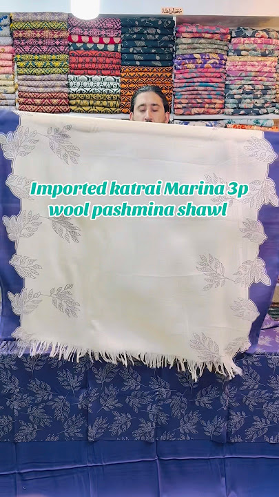 Winter imported marina 3p wool pashmina shawl 03110225540 what’s app #modeststyle #modestoutfits