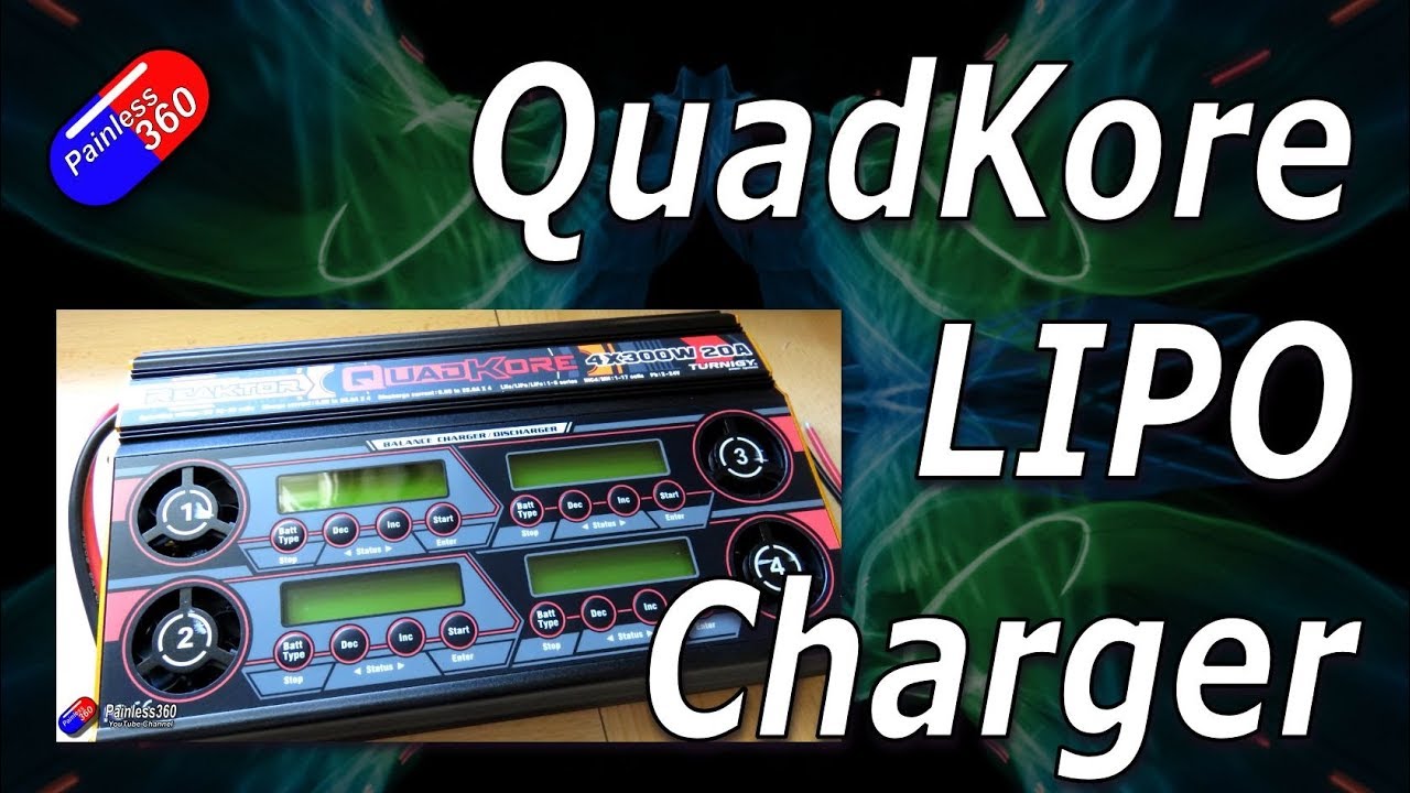 RC Reviews: Turnigy Reaktor Quadkore Battery Charger - YouTube