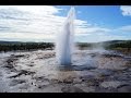 The Geysirs of the Haukadalur Geothermal Area (Geysir Strokkur) - Island/Iceland