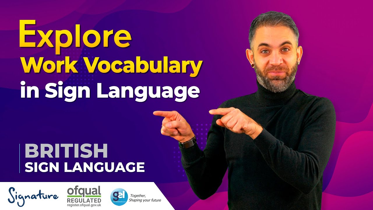 Learn Sign Language for Work Vocabulary - YouTube