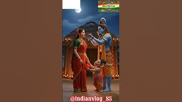 Shiv Parvati & Bal Ganesha Divine Family Moment ✨🌙 | Mahadev Blessings #shorts #ytshorts #shiv