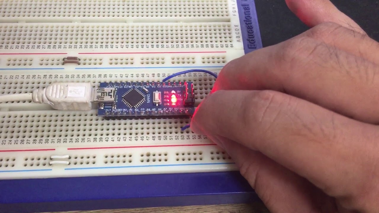 Ioh Arduino Arduino Basics I/O Input輸入,控制led亮滅 - YouTube