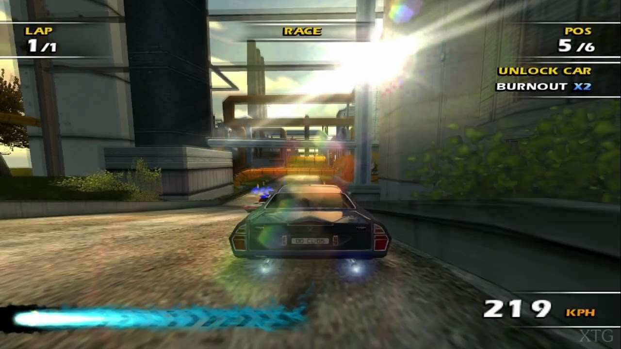 Burnout (PS2 Gameplay) 