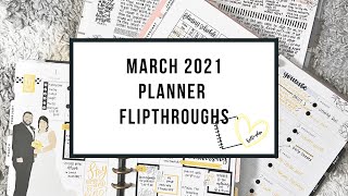 March 2021 Planner Flipthrough