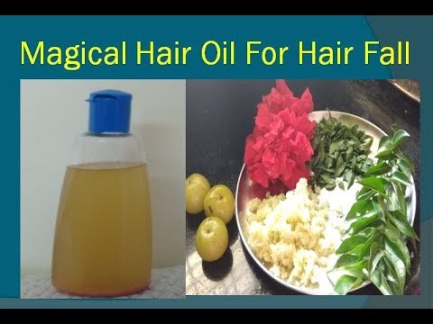 MAGICAL TRADITIONAL HAIR OIL TO PREVENT HAIR FALL - YouTube