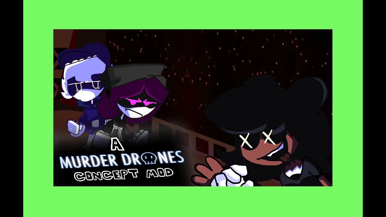 A Murder Drones Concept Mod [ONESHOT] - FNF Mystery Box