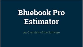 UF CCE4015 Spring 2018 Team 1: Bluebook Pro Estimator