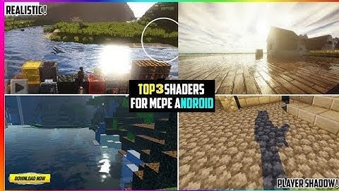 Top 3 Shaders For Minecraft PE 1.19 | RTX for minecraft pe | 2023 | in hindi
