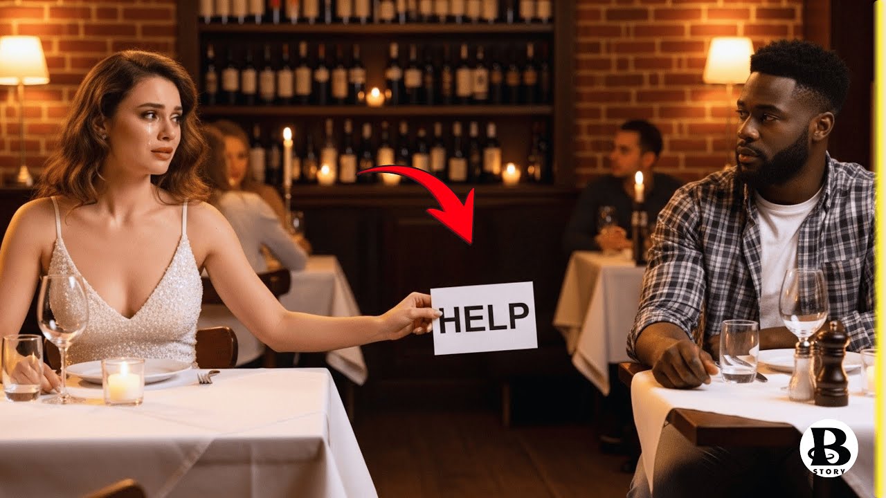 Single Mom CEO Writes “HELP ME” on a Napkin — Before Anyone Else, a Black Man at Table Ten Notices.