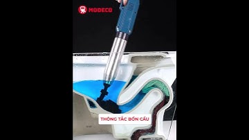 Súng Thông Bồn Cầu Bơm Hơi Tự Động Modeco, Thông Tắc Chậu Rửa Bát, Bồn Tắm  #shortvideo.